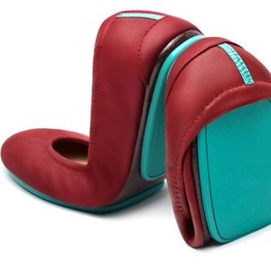 Cardinal Red Tieks Ballet Flats Size 6